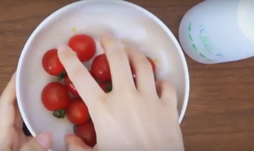 ミニトマト 野菜洗い